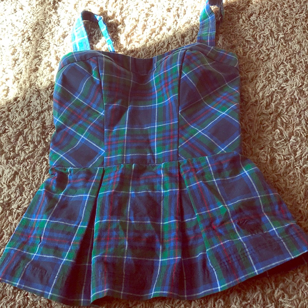 Abercrombie kids tank top peplum